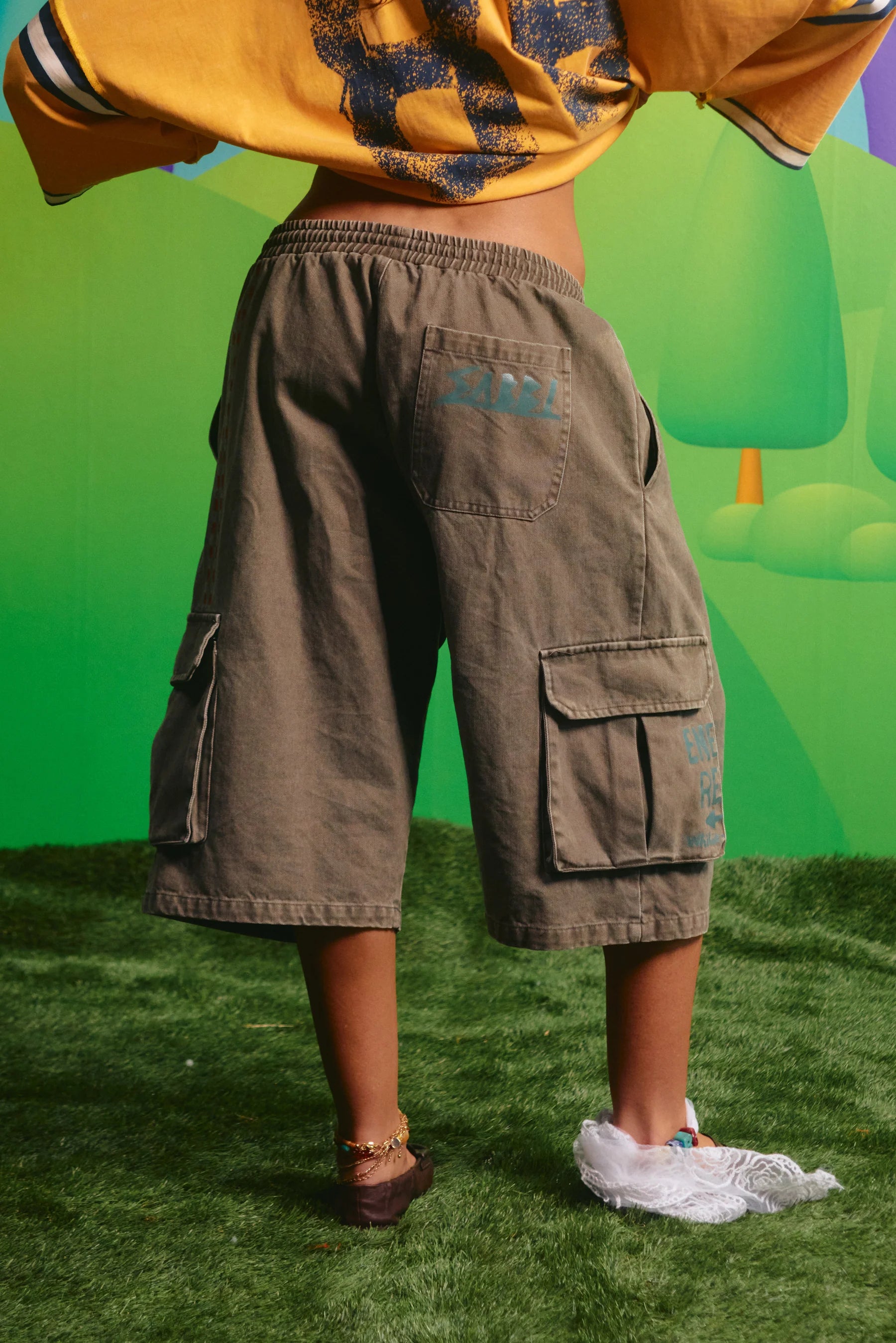 Elysian Collective Sabbi The High Quality Human Shorts Khaki