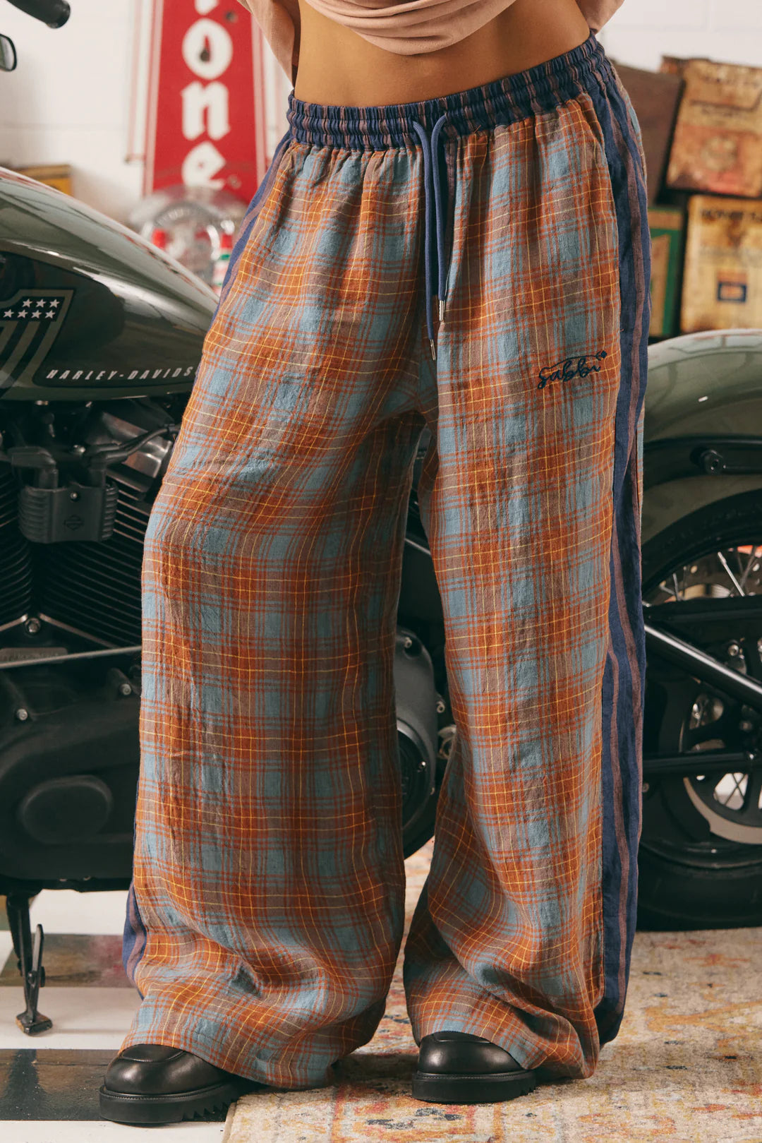 SABBI - THE MEXICOLA CHECK PANT