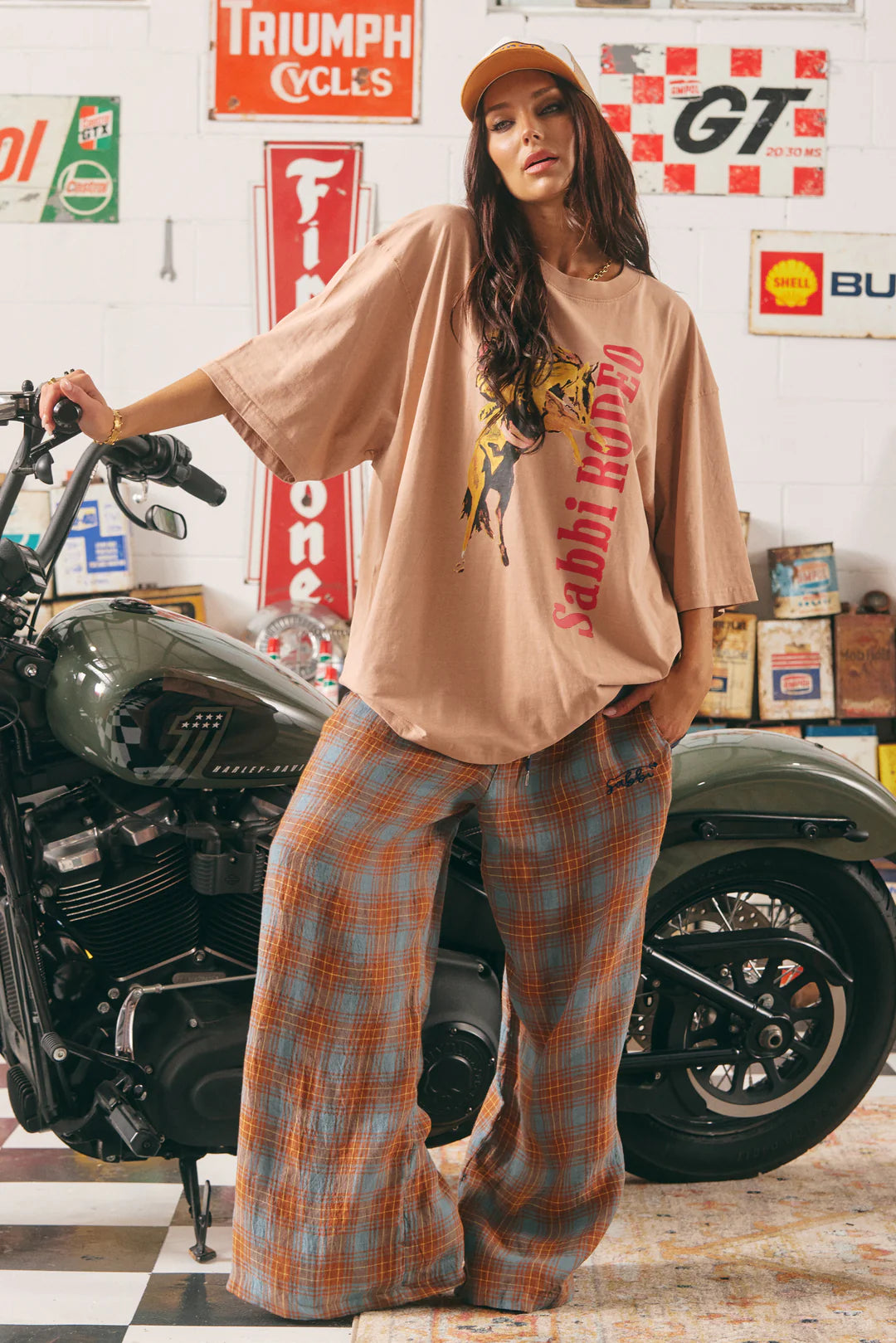 SABBI - THE MEXICOLA CHECK PANT