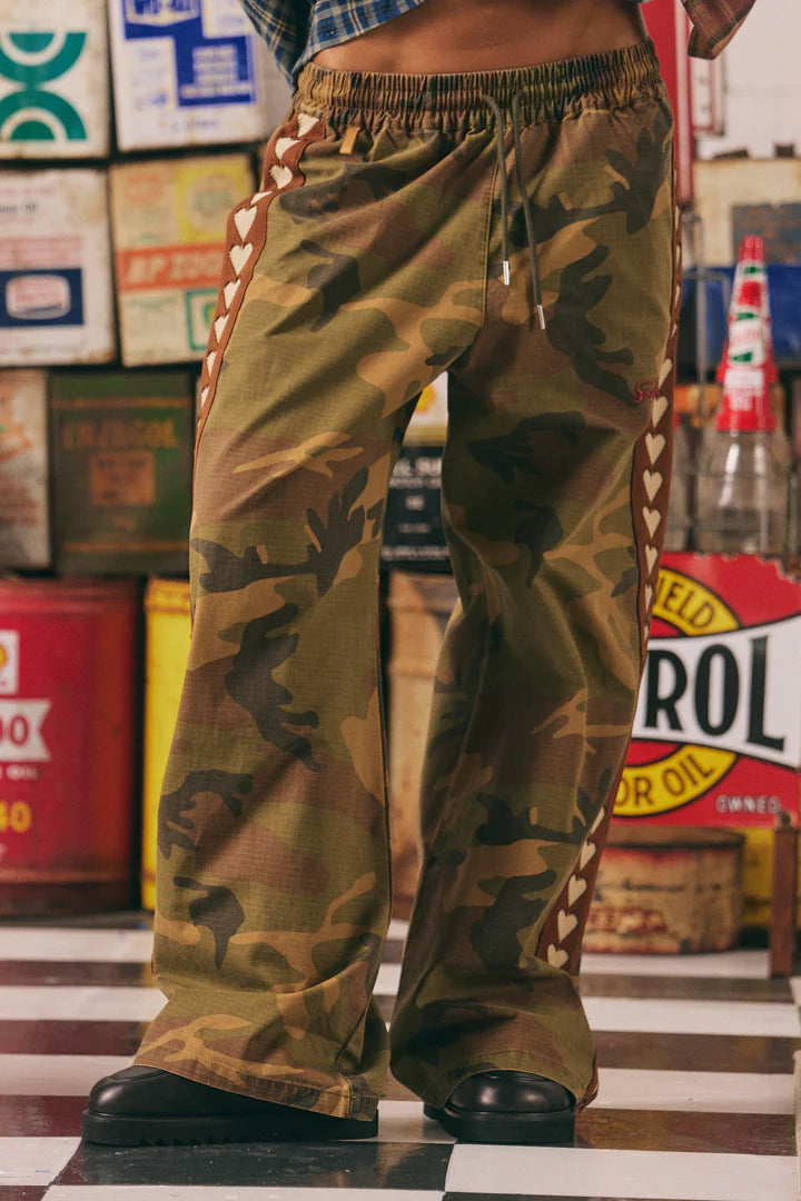 Elysian Collective Sabbi The Canvas Heart Pants Camo