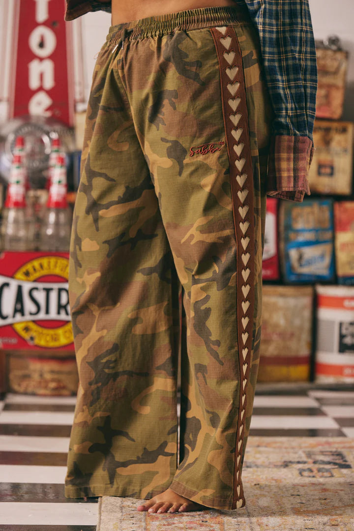 Elysian Collective Sabbi The Canvas Heart Pants Camo