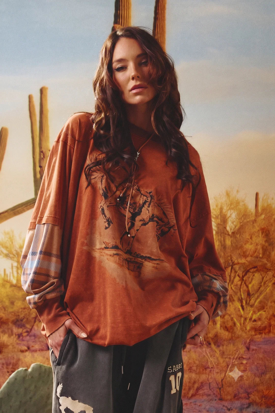 Elysian Collective Sabbi The Rodeo Romeo Long Sleeve Tee