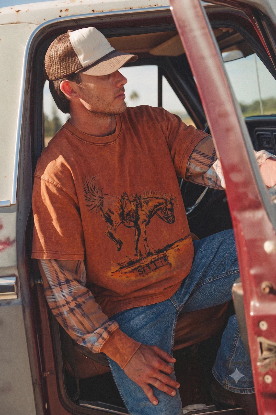 Elysian Collective Sabbi The Rodeo Romeo Long Sleeve Tee