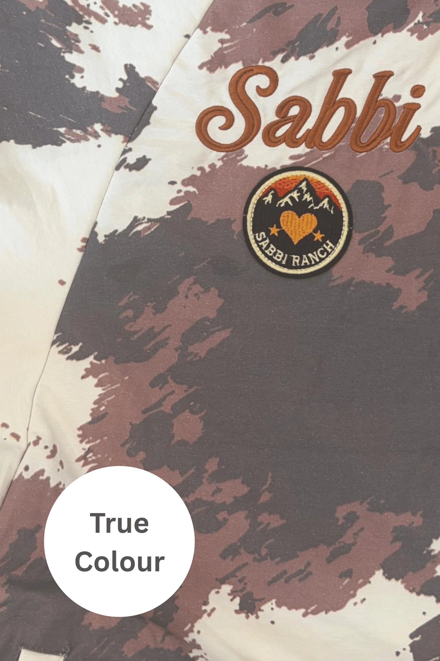 Elysian Collective Sabbi The Sabbi Ranch Bomber Jacket Cow Print