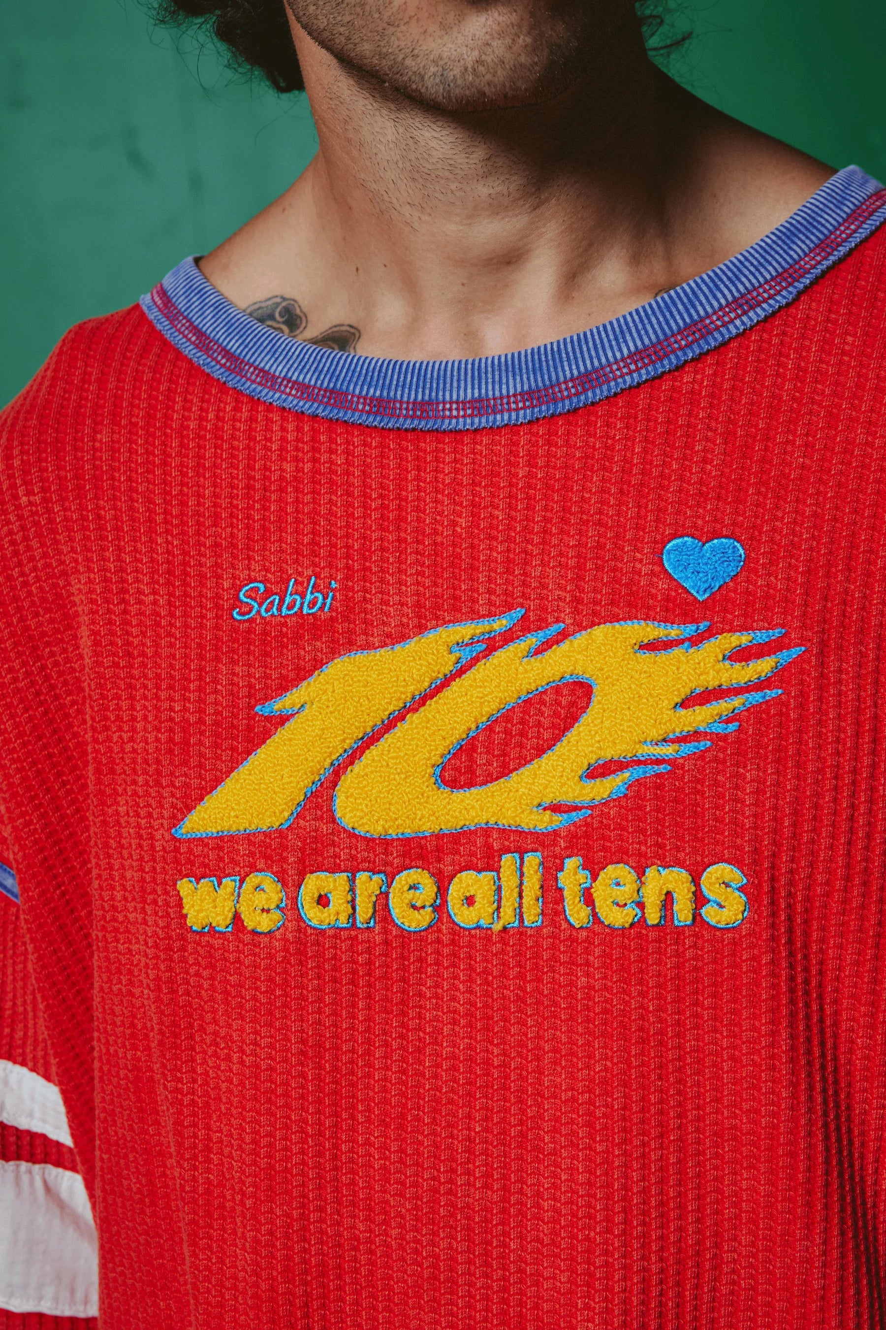 Elysian Collective Sabbi The Ten Energy Tee Red
