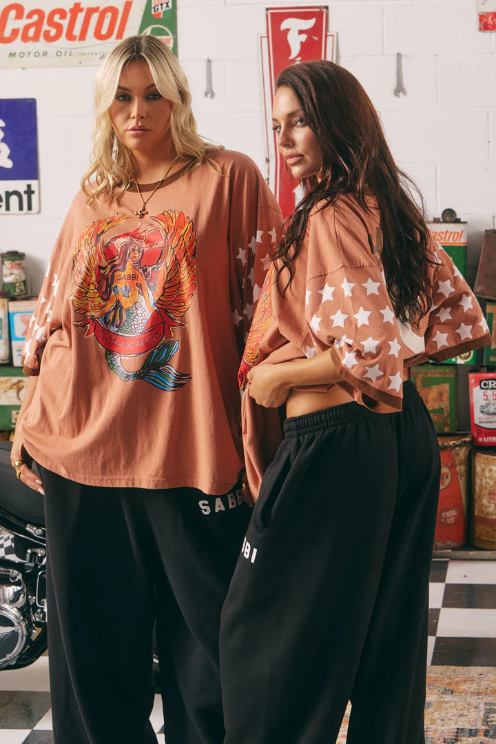 Elysian Collective Sabbi The Very Oversized Brenda Tee Clay