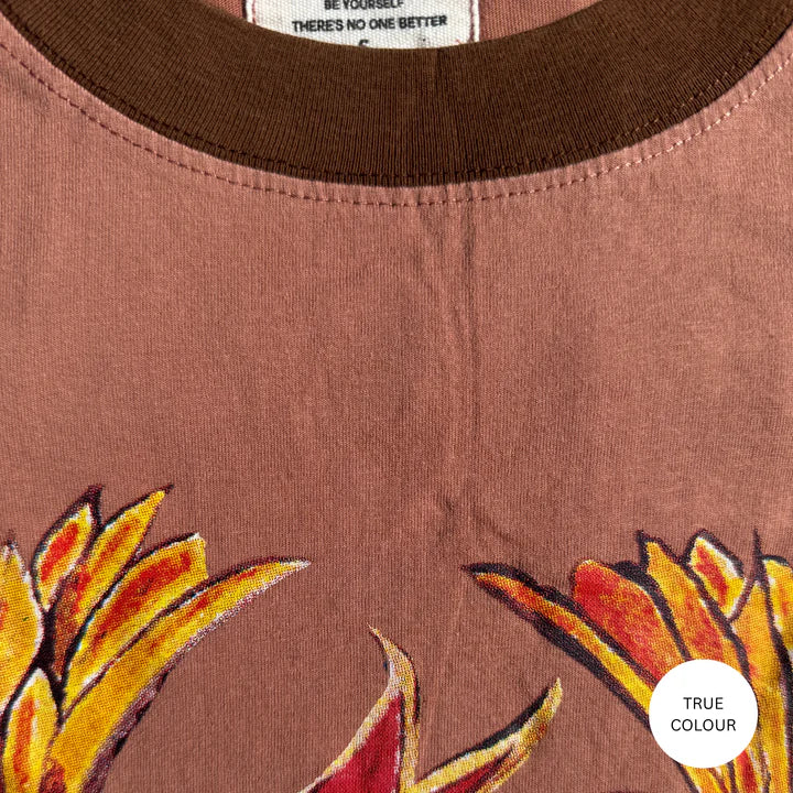 Elysian Collective Sabbi The Very Oversized Brenda Tee Clay