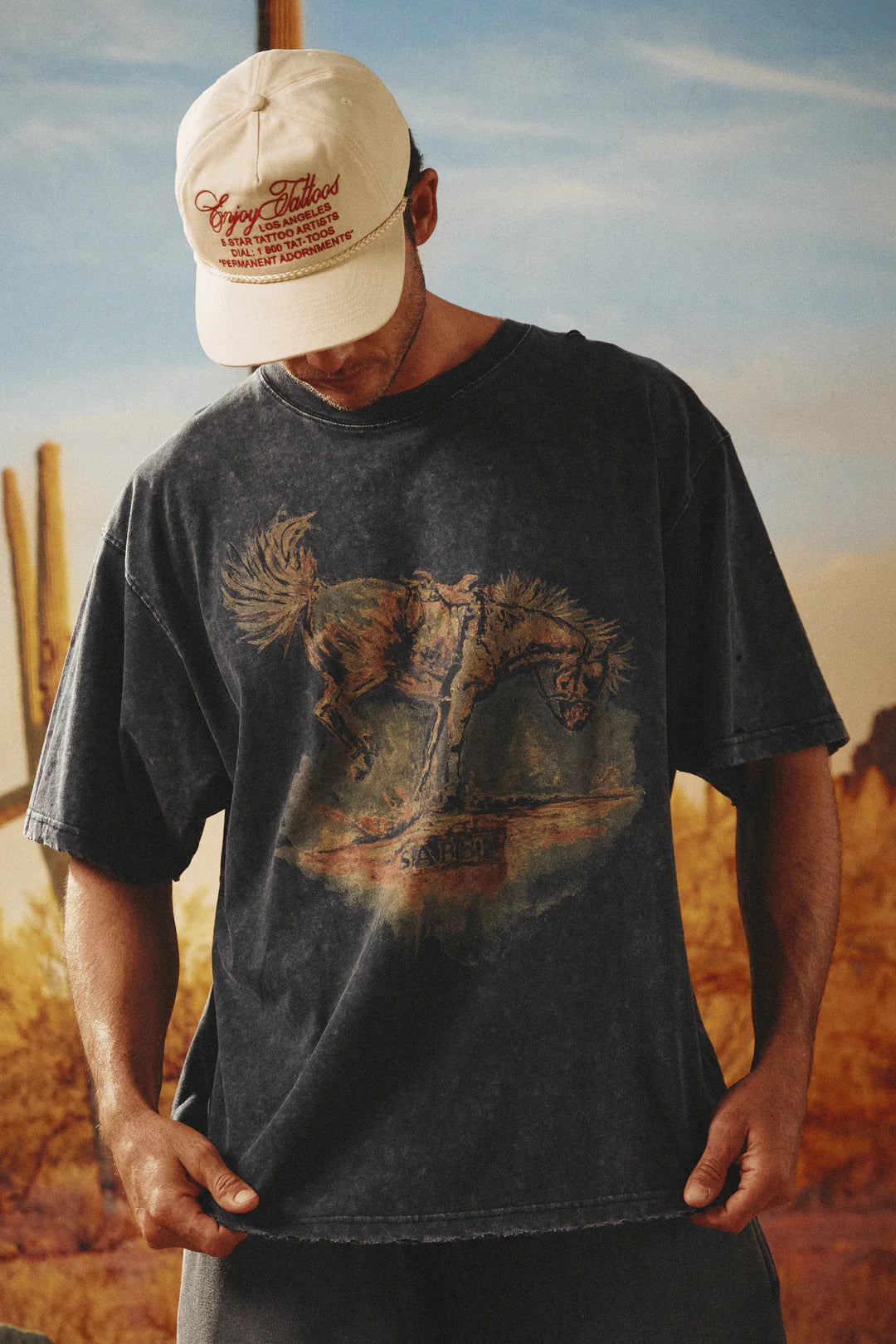 Elysian Collective Sabbi The Very Oversized Buck Yeah Tee