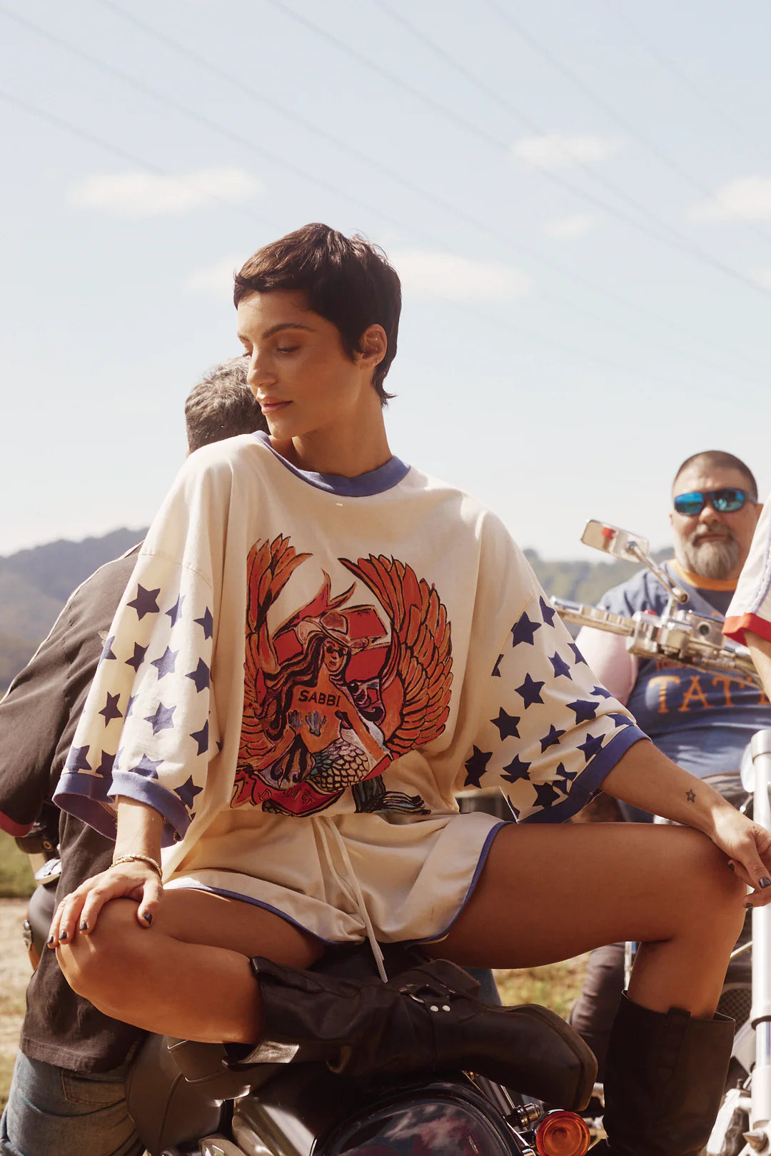 Elysian Collective Sabbi The Very Oversized Dream Big Brenda Tee Cream