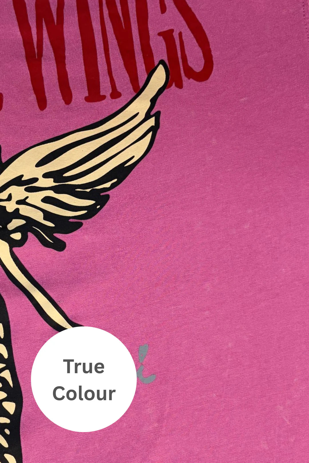 Elysian Collective Sabbi The Very Oversized Find Your Wings Tee Pink