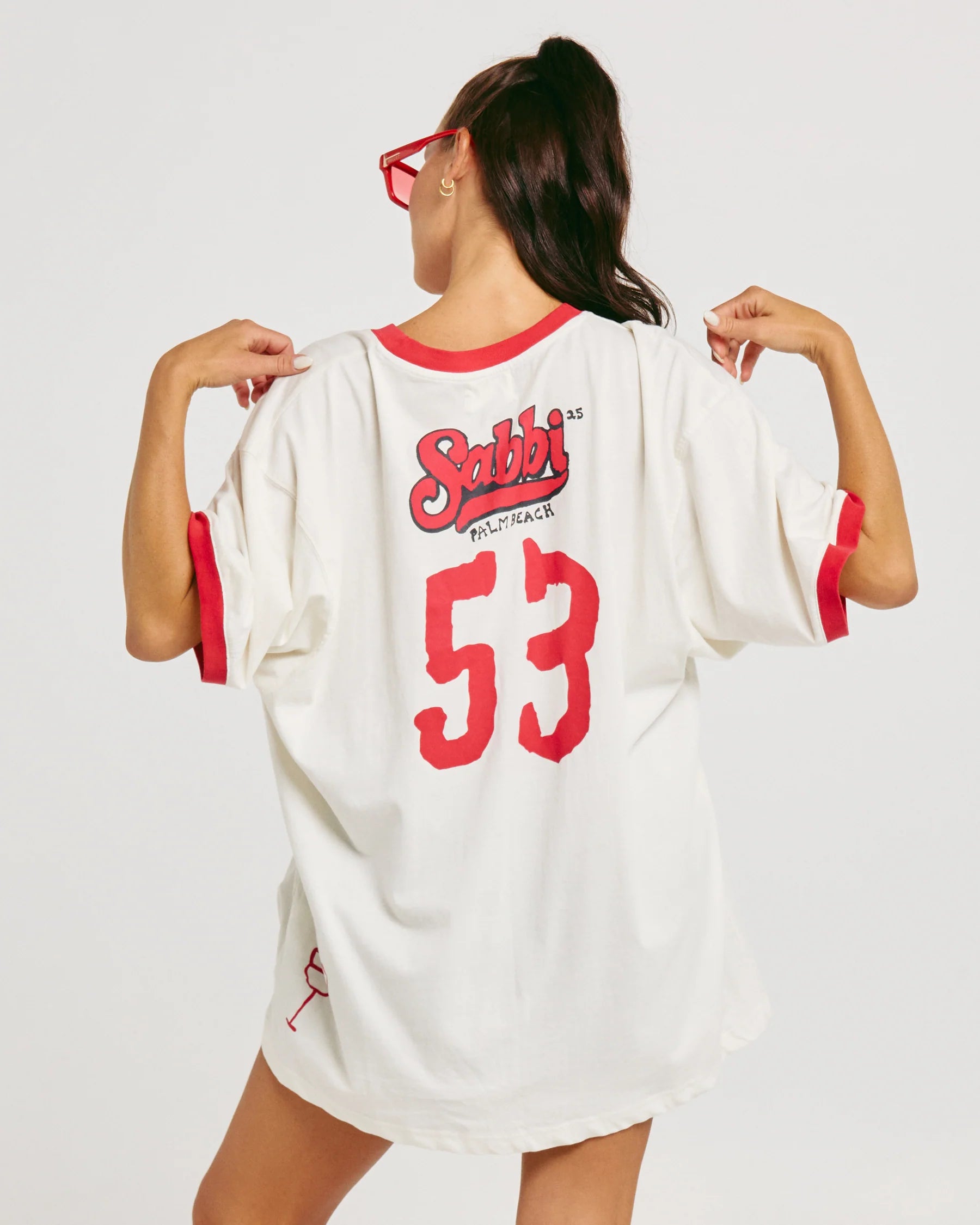 Elysian Collective Sabbi The Very Oversized Overshare Tee Marshmallow