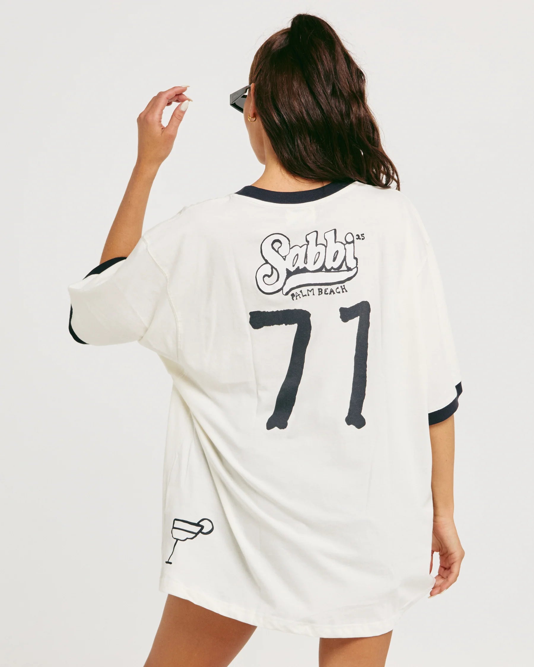Elysian Collective Sabbi The Oversized Overthinker Tee Marshmallow