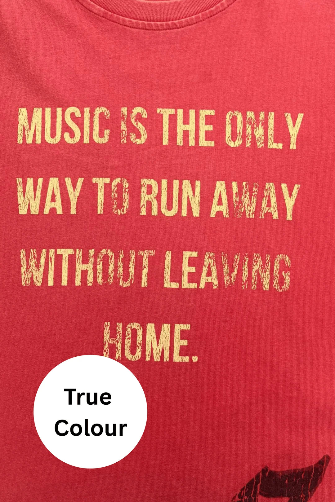 Elysian Collective Sabbi The Vinyl Shop Tee Red
