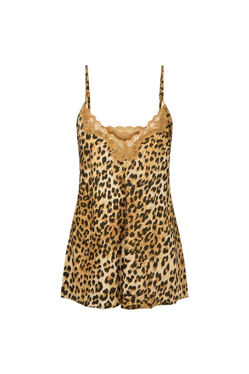 Elysian Collective Spell And The Gypsy Collective Samantha Bias Cami Vintage Leopard