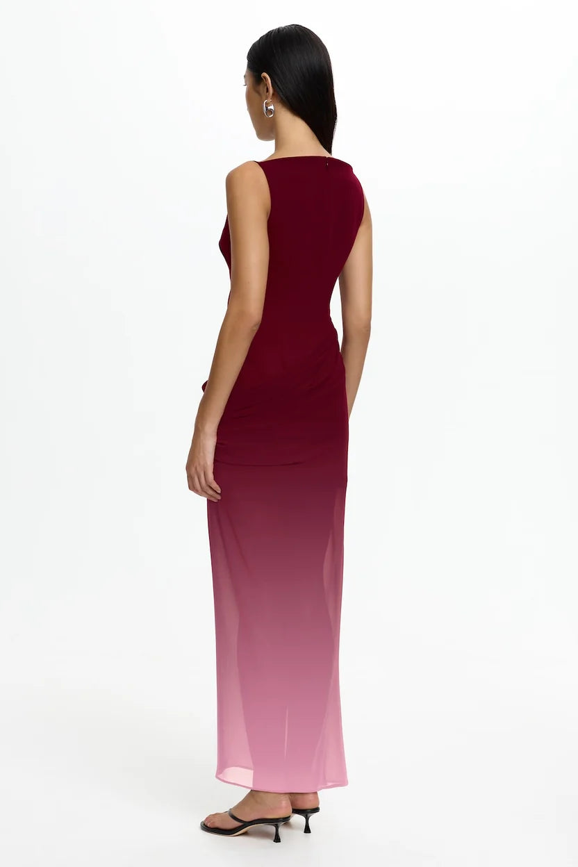 Elysian Collective Significant Other Edda Maxi Dress Berry Melt