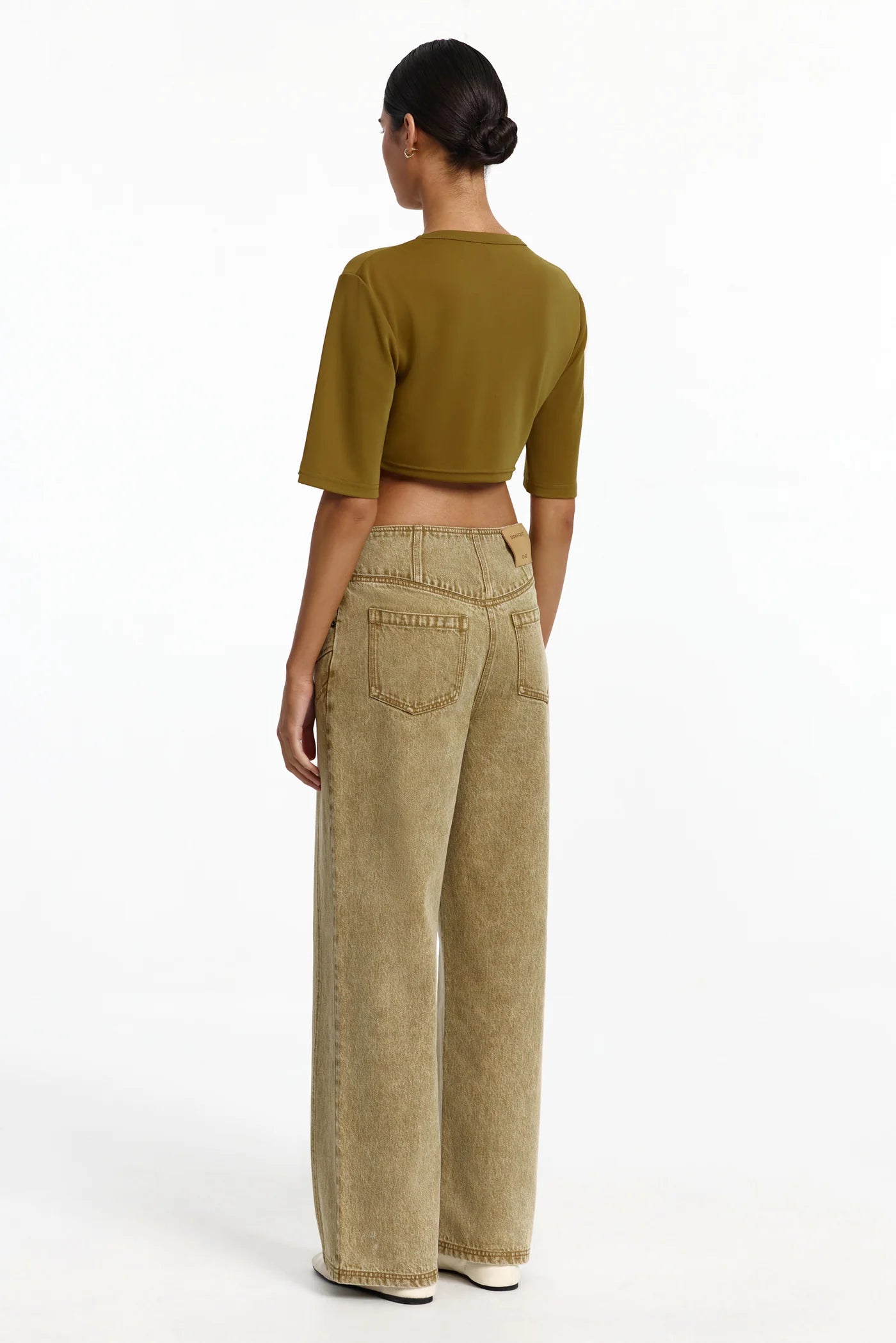 Elysian Collective Significant Other Jolie Tee Moss Gold
