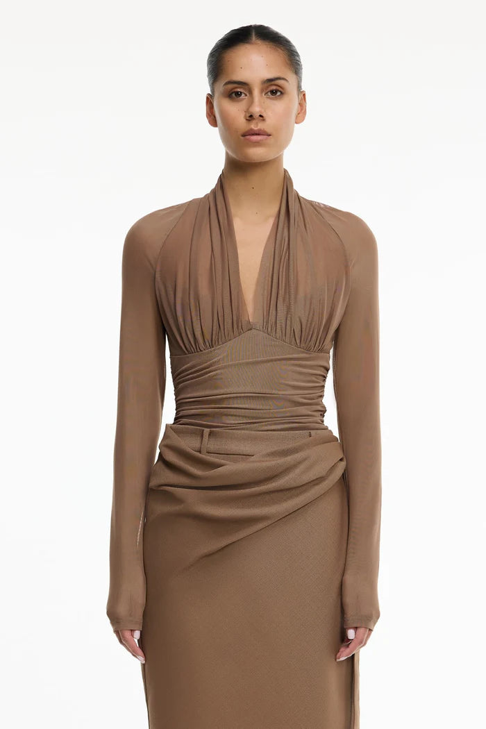 Elysian Collective Significant Other Reese Top Taupe