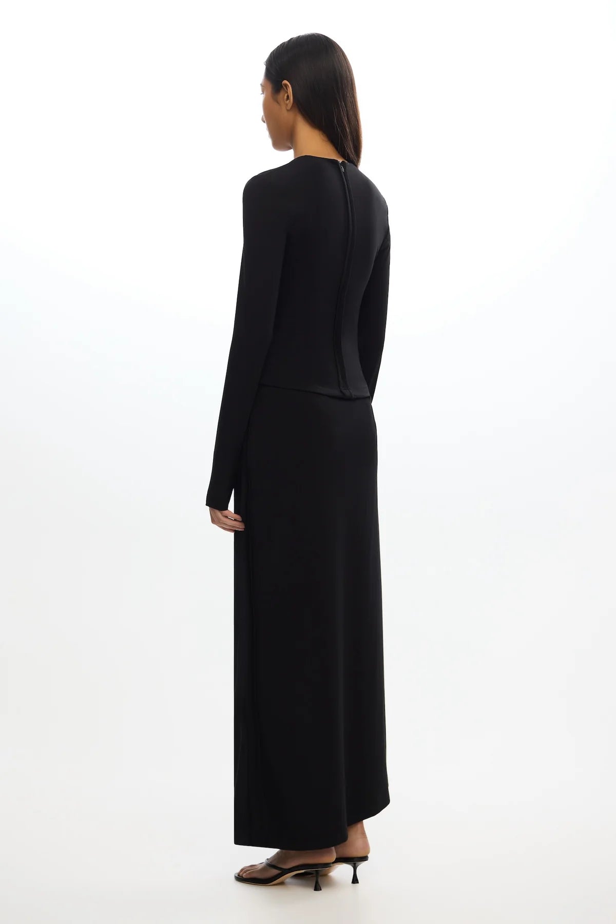 Elysian Collective Significant Other Shelby Long Sleeve Top Black