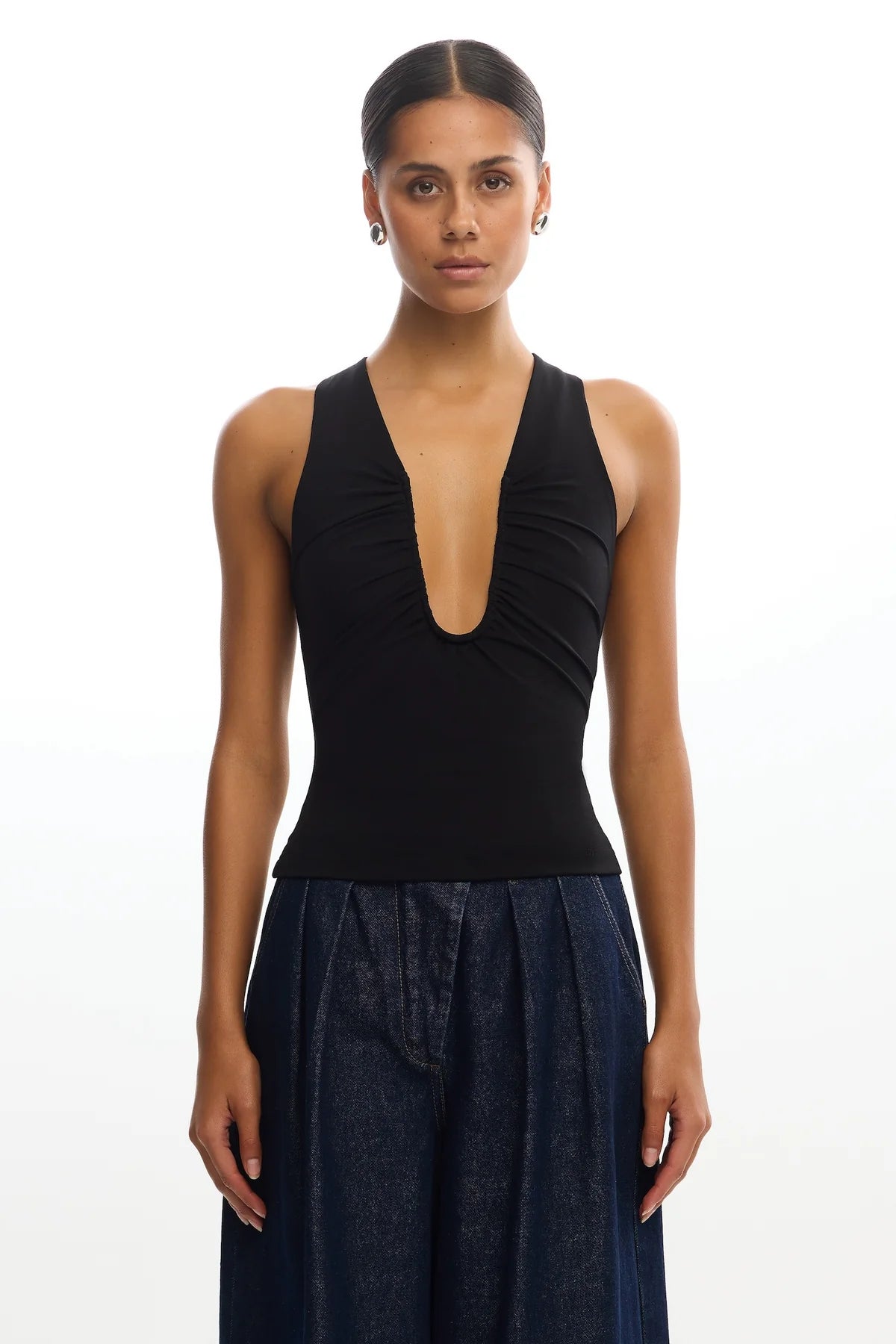 Elysian Collective Significant Other Shelby Top Black