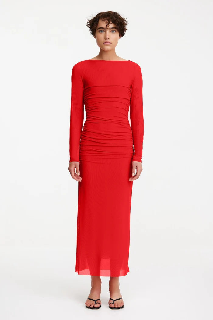 Elysian Collective Significant Other Tillie Midi Dress Chilli