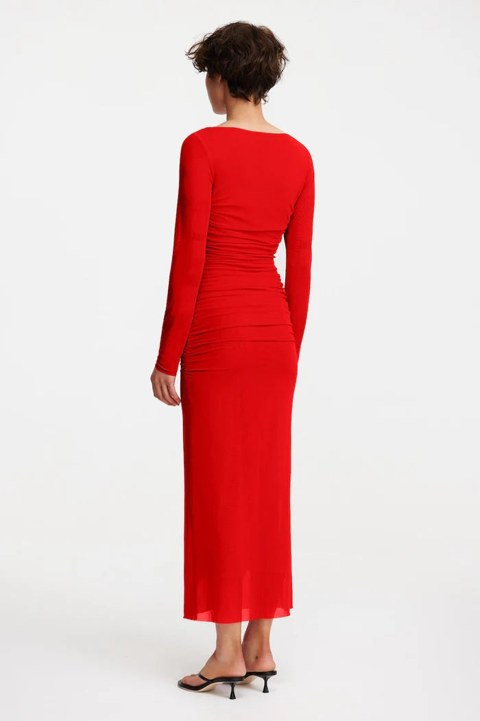 Elysian Collective Significant Other Tillie Midi Dress Chilli