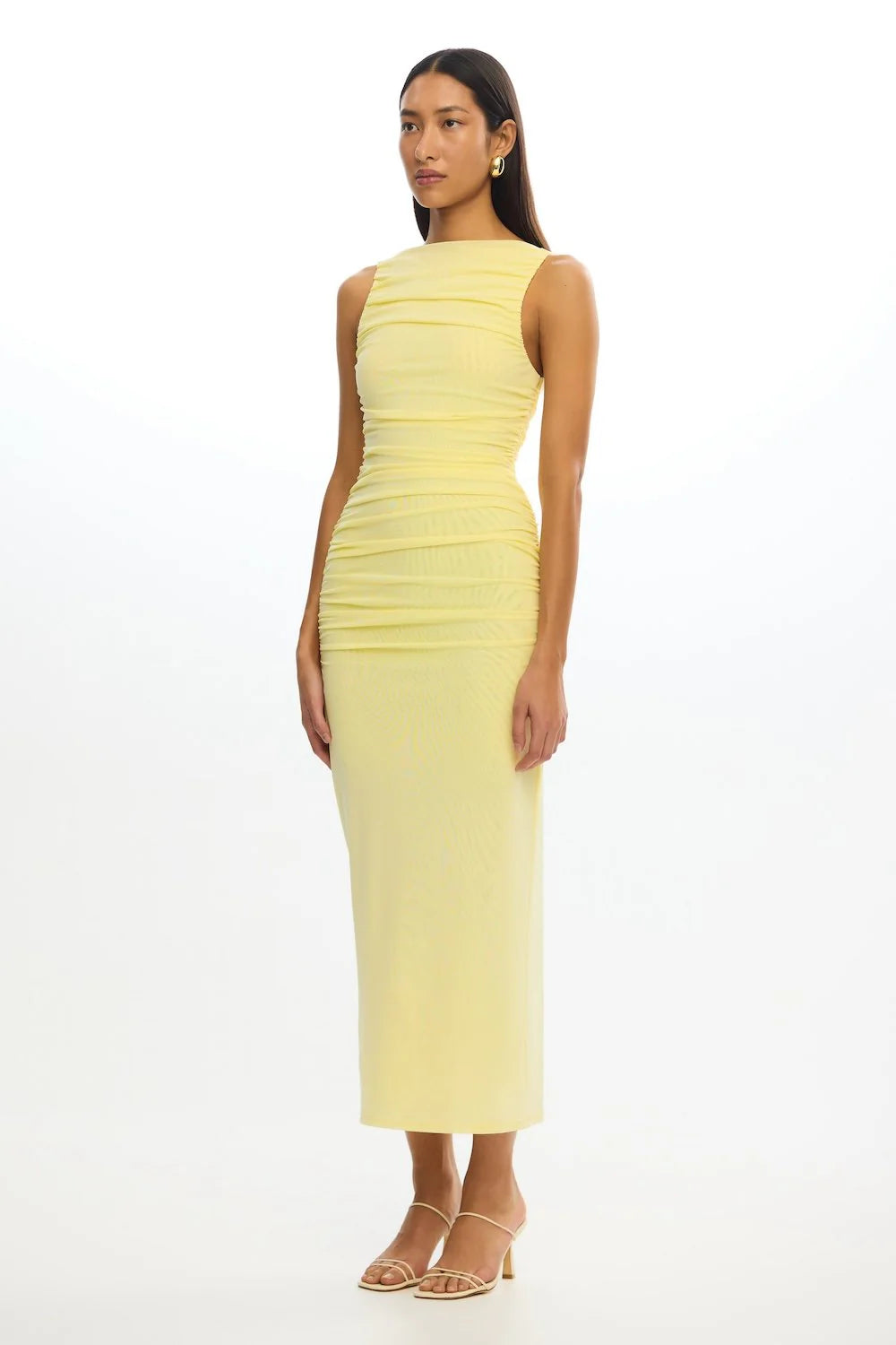 Elysian Collective Significant Other Whitney Midi Dress Butter