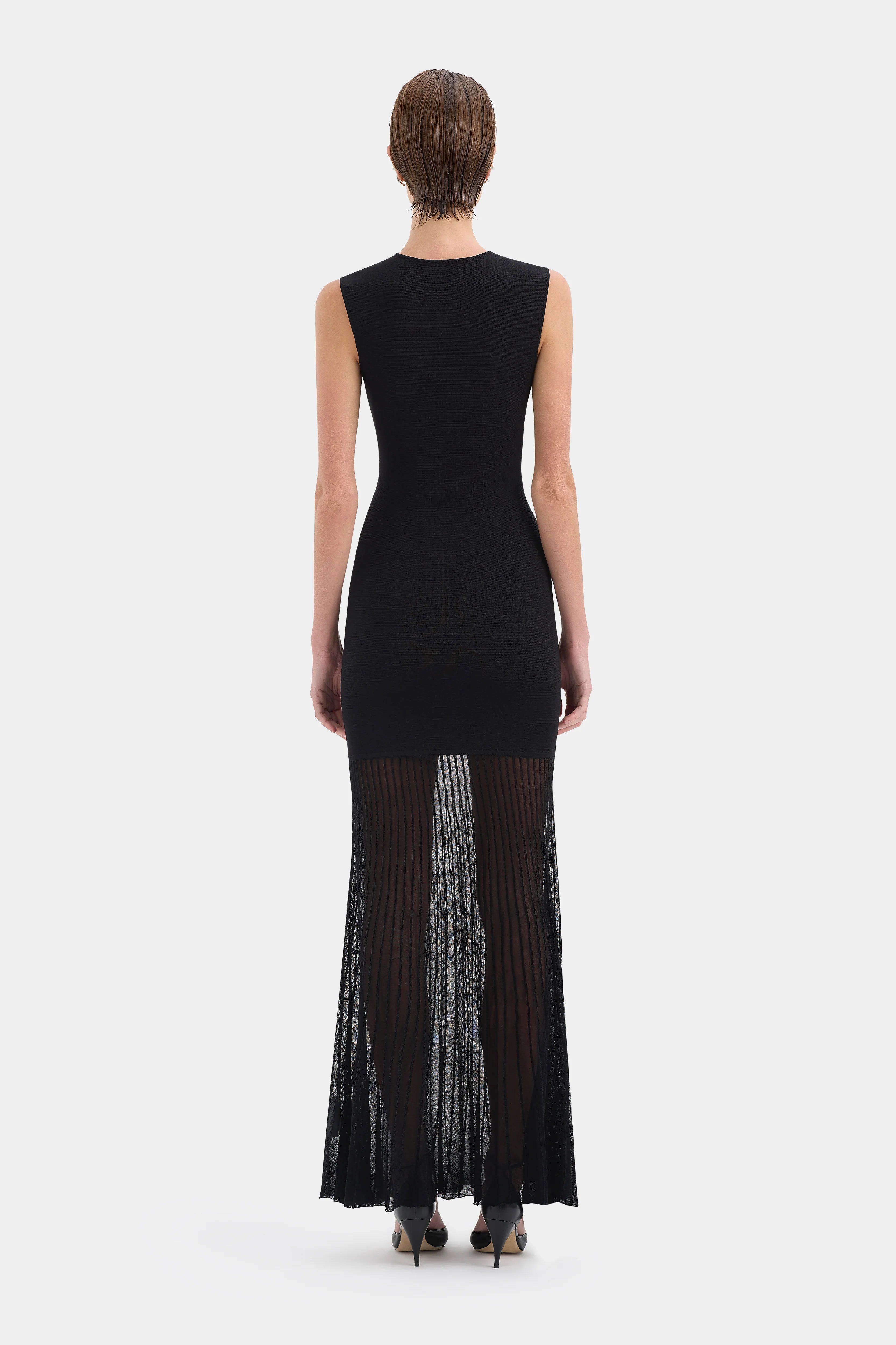 Elysian Collective Sir Aylu Maxi Dress Black