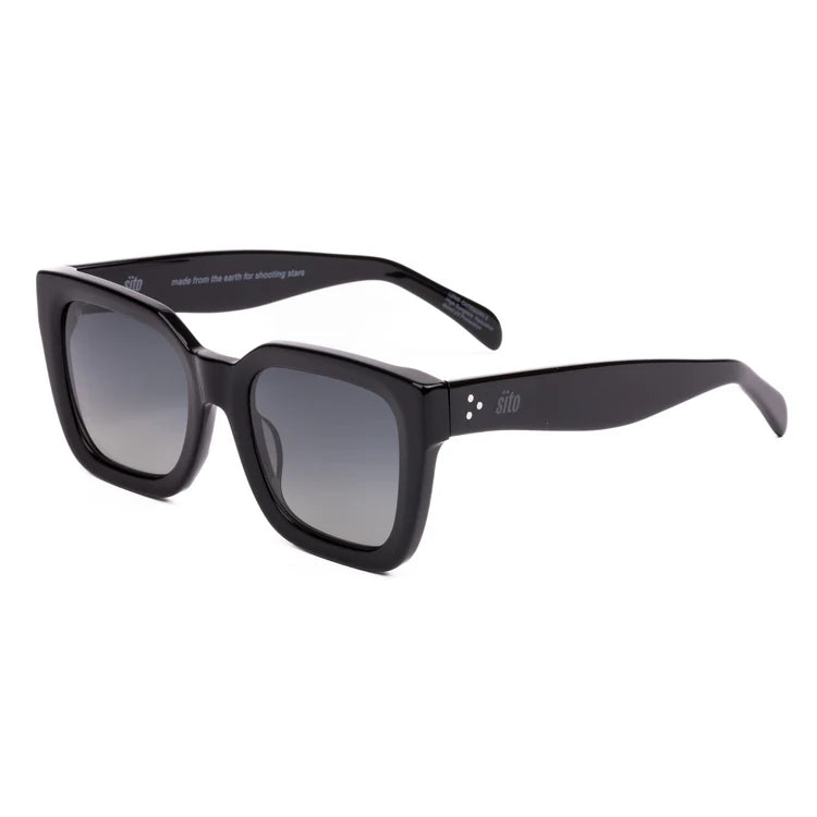 Elysian Collective Sito Shades Harlow Black Polarised