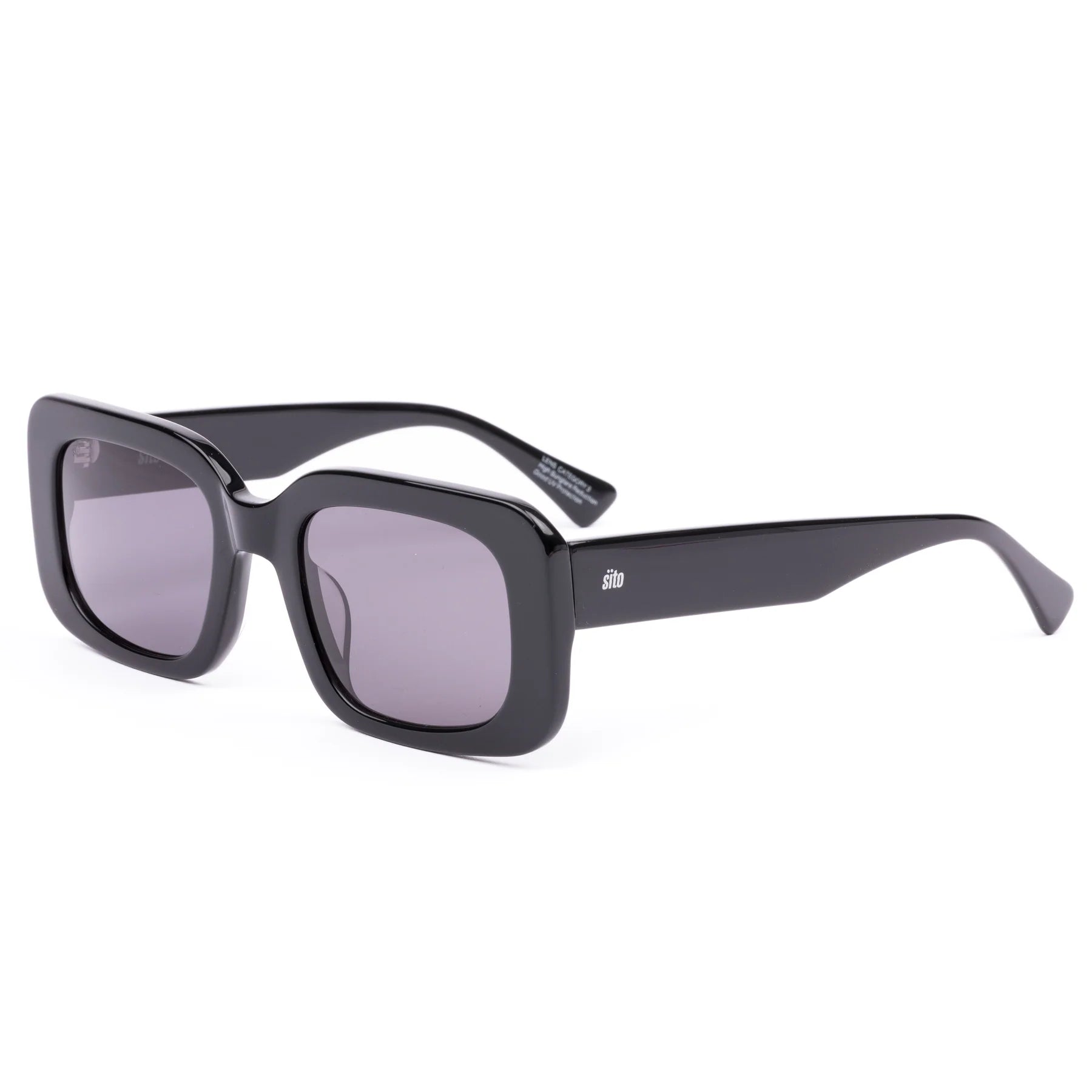 Elysian Collective Sito Shades Indi Black Smoke Grey