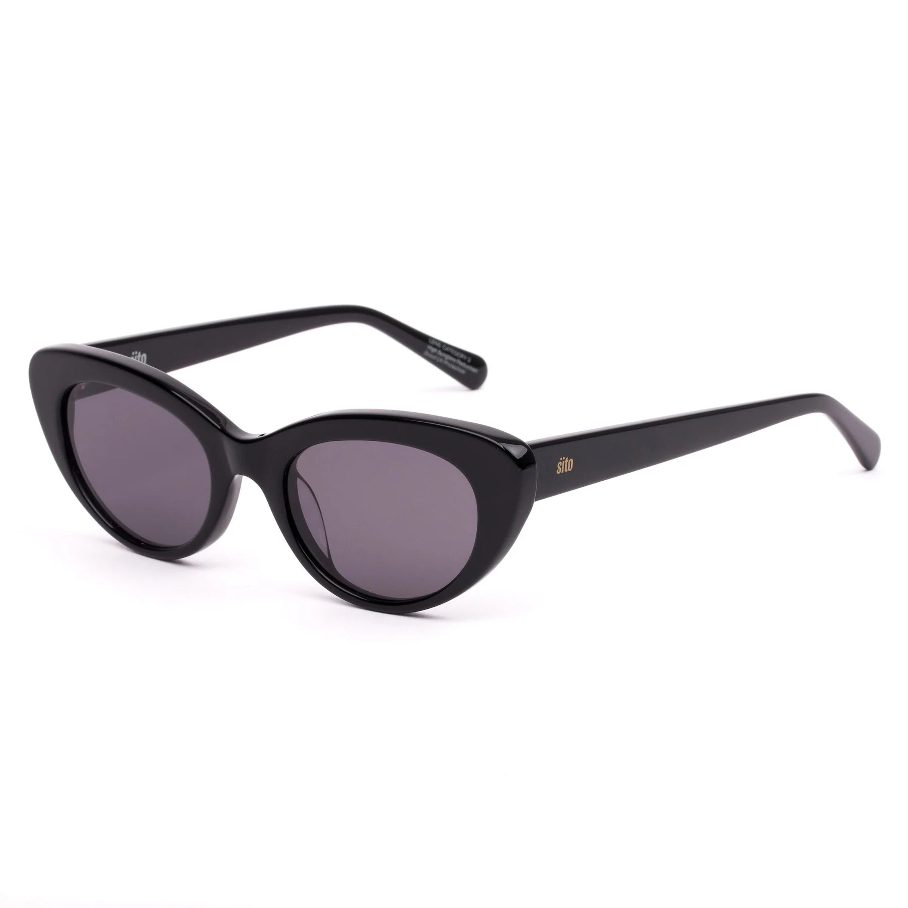Elysian Collective Sito Shades Siena Black Smoke Grey