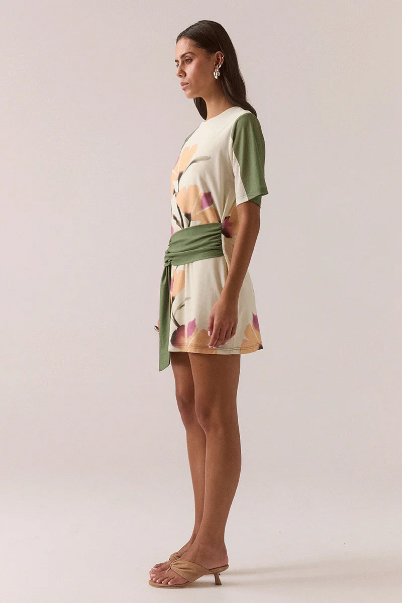 Elysian Collective Sovere Studio Akanni Mini Dress Olivine