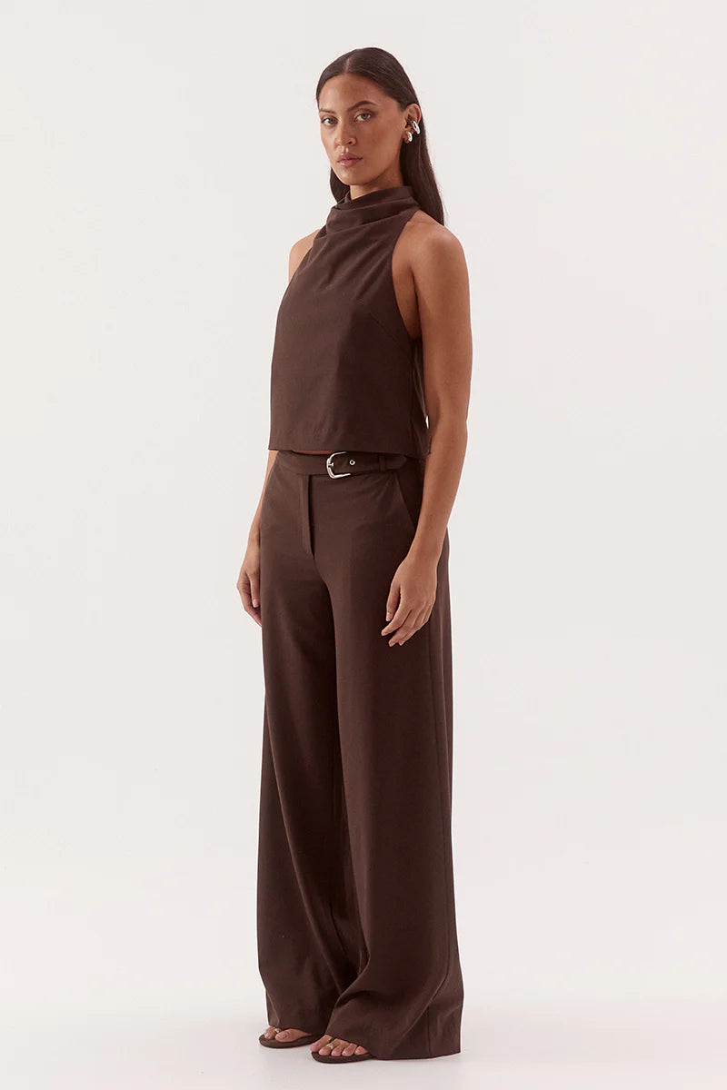 Elysian Collective Sovere Studio Amorey Top Espresso