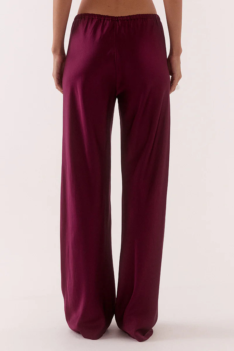 Elysian Collective Sovere Studio Blake Bias Pant Blackberry