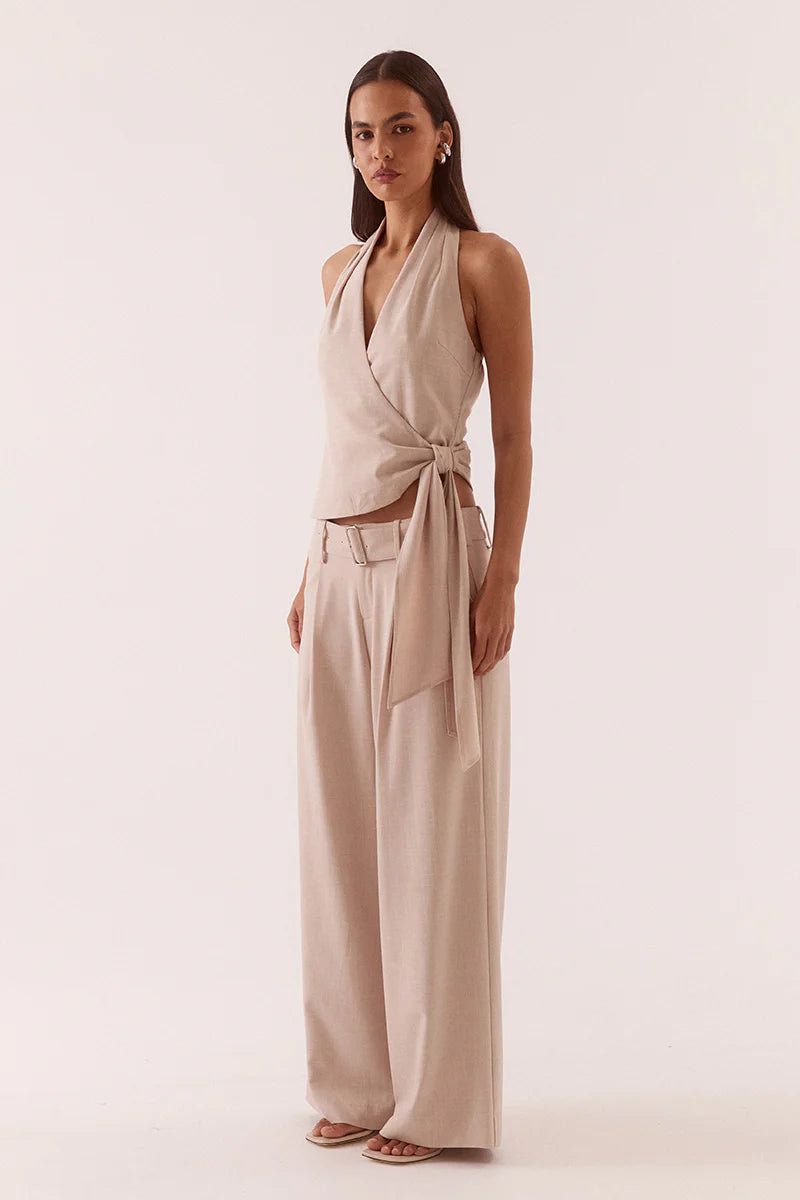 Elysian Collective Sovere Studio Deena Top Beige