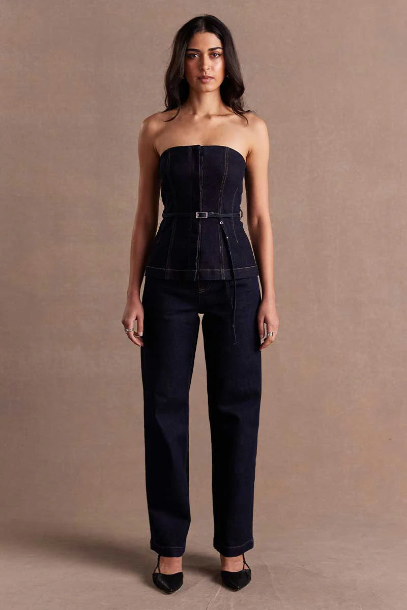 Dusk to Denim Dress main image 1