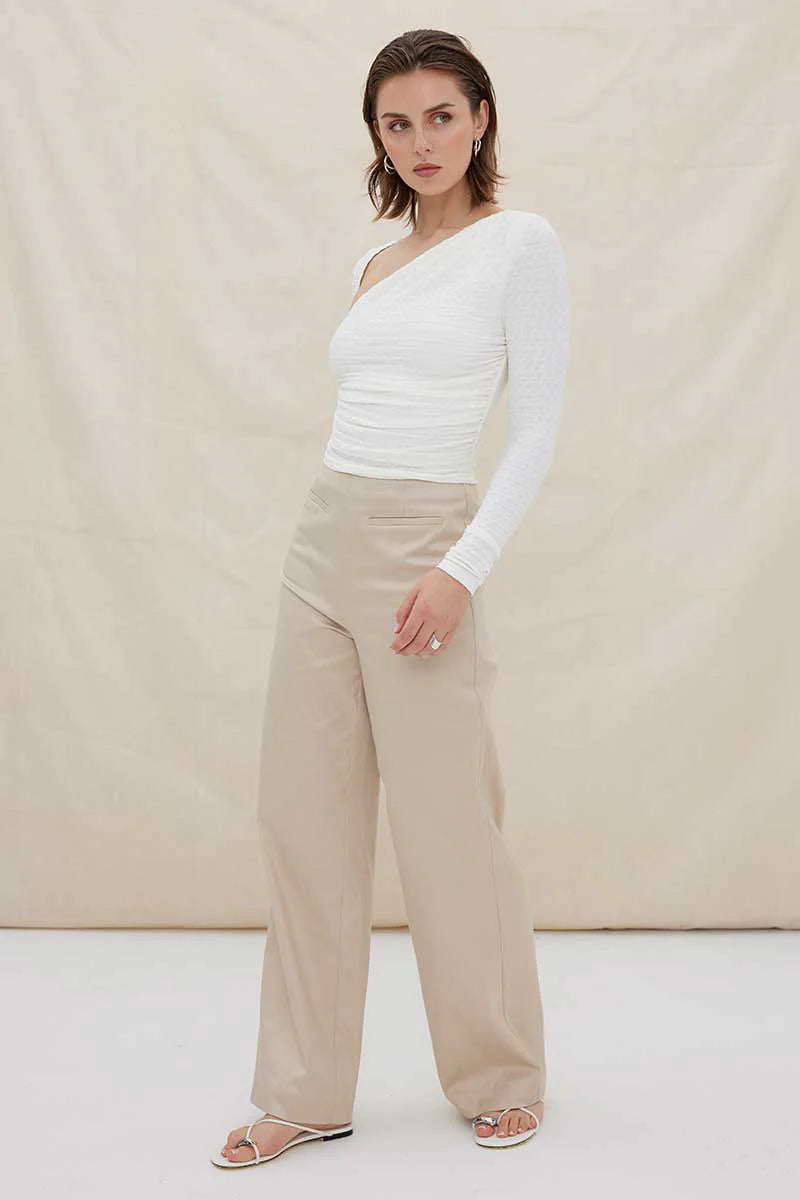 Elysian Collective Sovere Studio Eclipse Top White