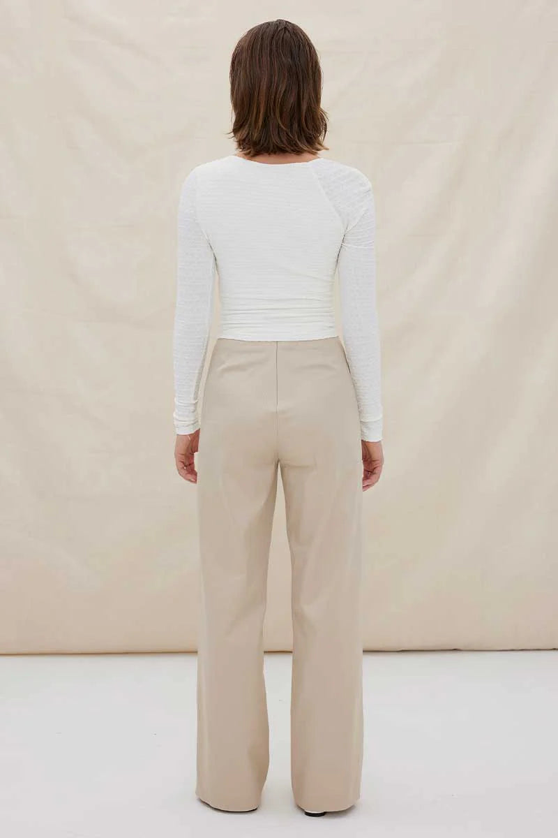 Elysian Collective Sovere Studio Eclipse Top White