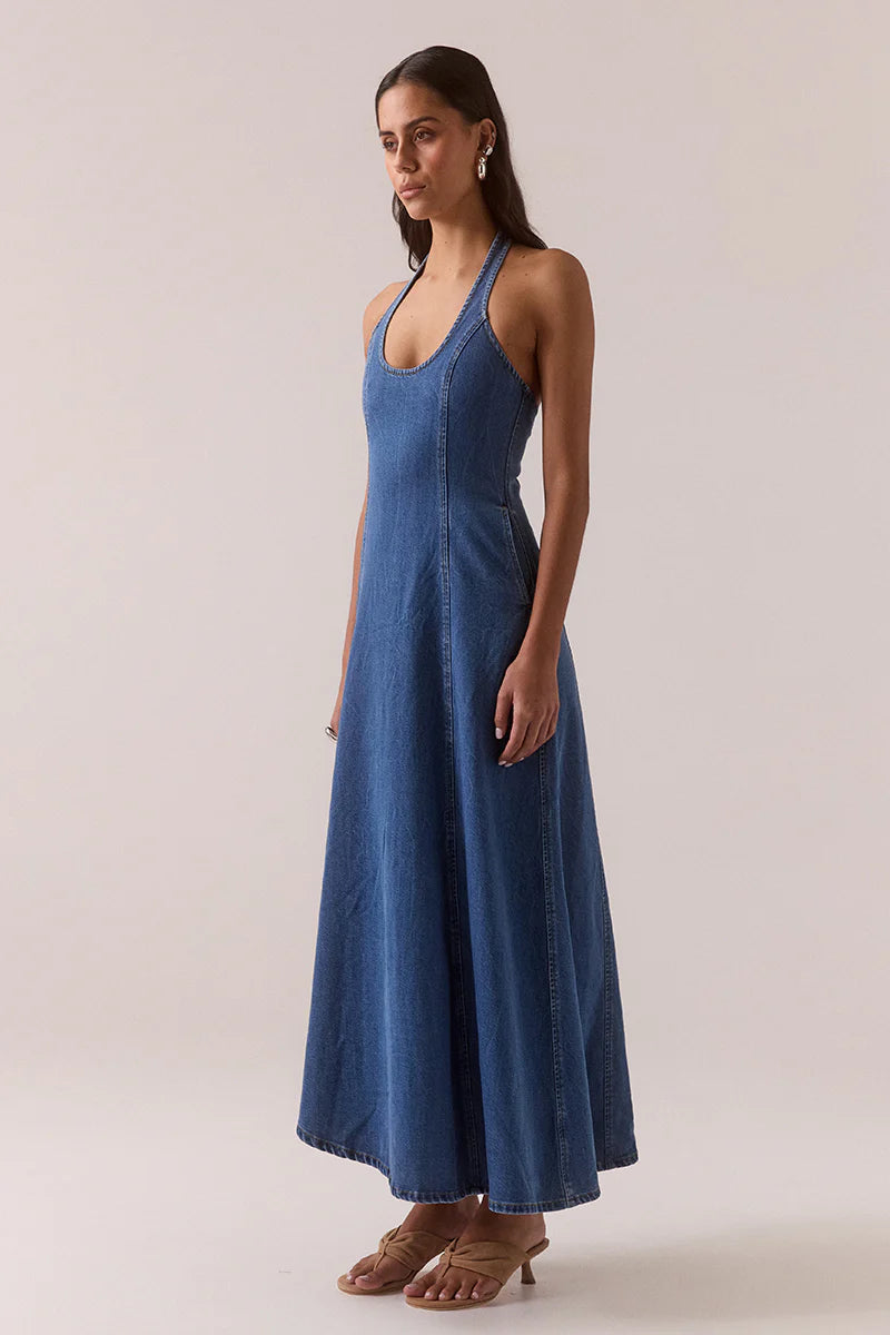 Elysian Collective Sovere Studio Elodie Dress Classic Blue
