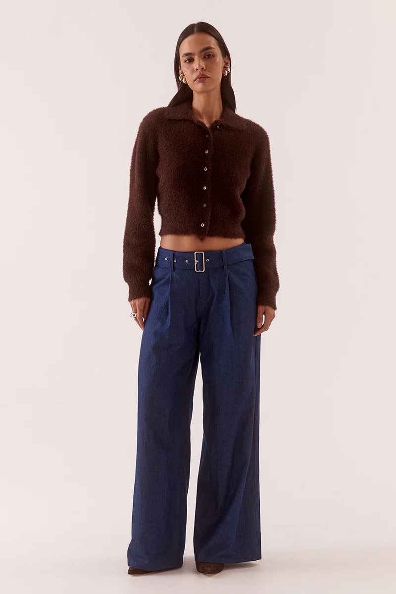 Elysian Collective Sovere Studio Fenna Knit Rum Raisin