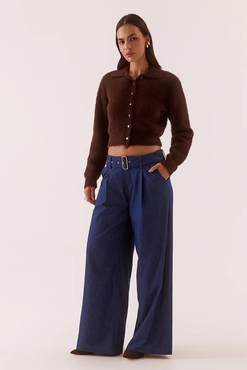 Elysian Collective Sovere Studio Fenna Knit Rum Raisin