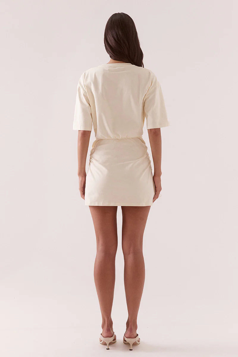 Elysian Collective Sovere Studio Izel Tee Dress Pannacotta