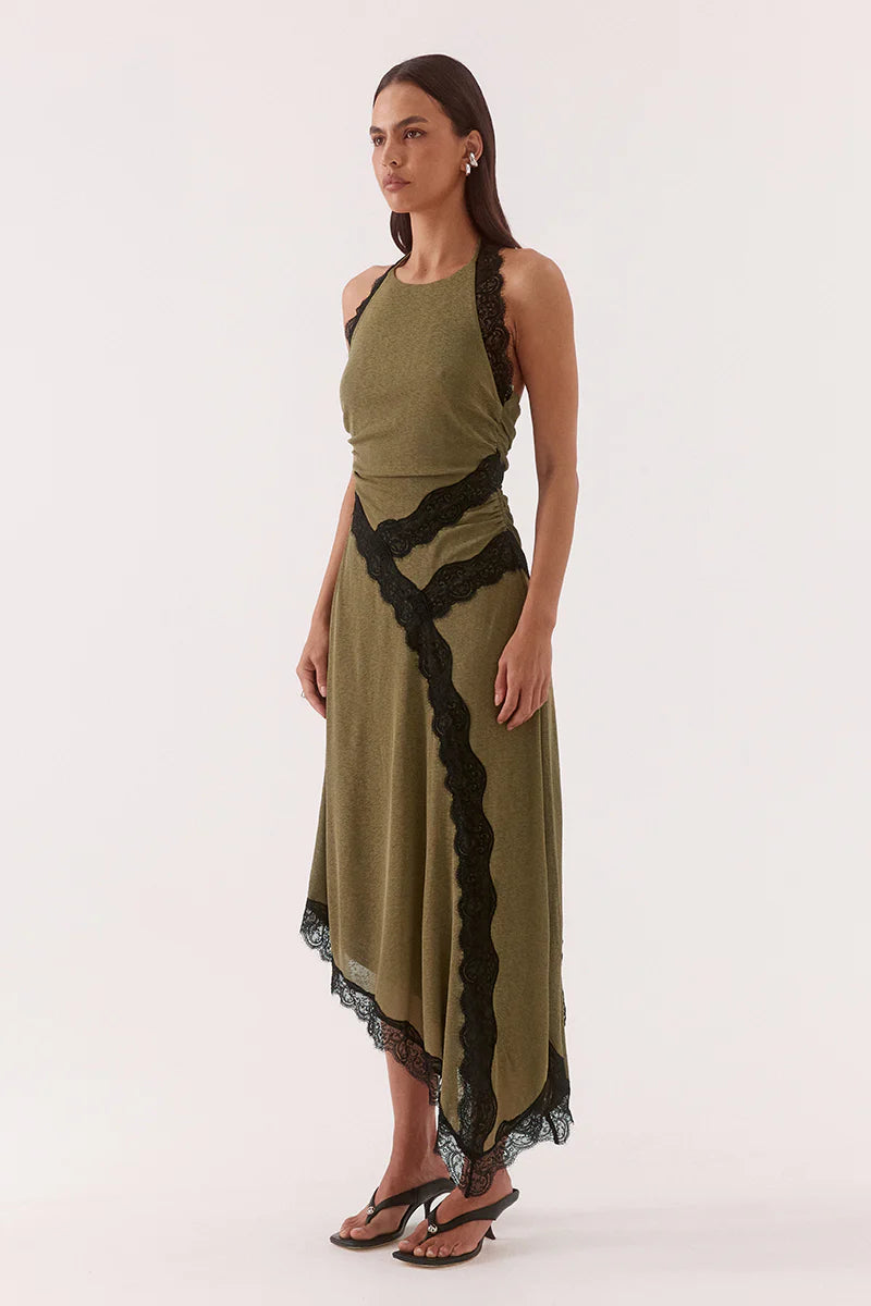 Elysian Collective Sovere Studio Loni Dress Olive