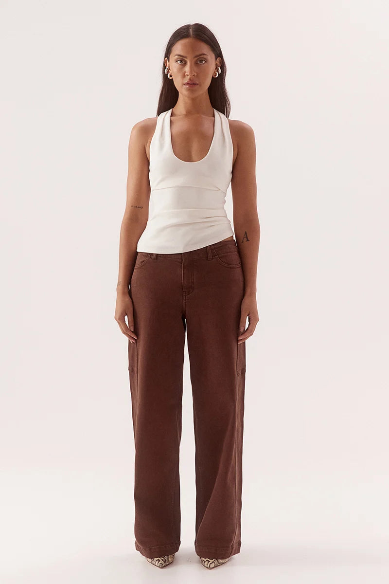 Elysian Collective Sovere Studio Lora Tank Chalk