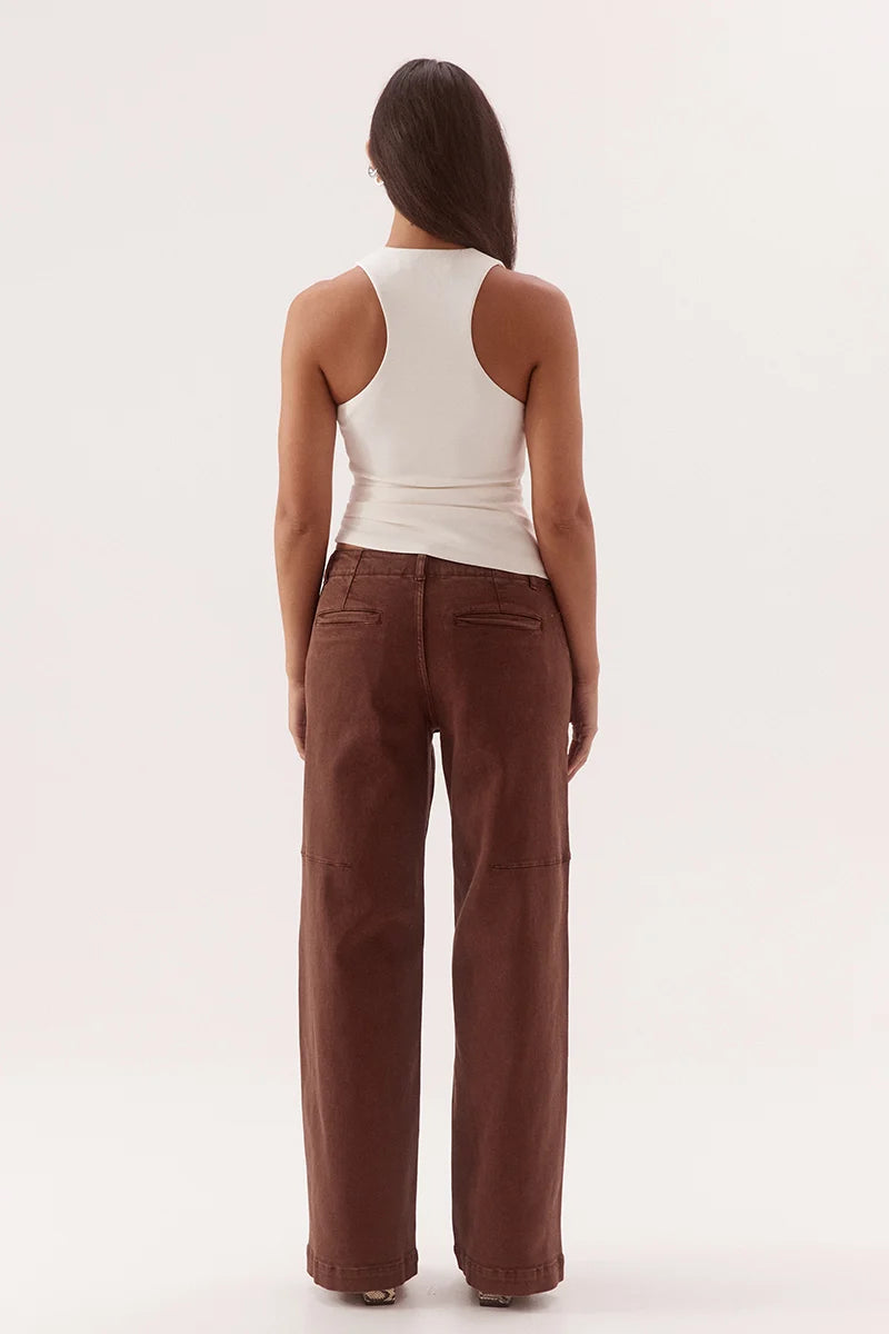 Elysian Collective Sovere Studio Lora Tank Chalk