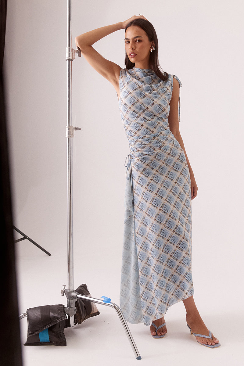 Elysian Collective Sovere Studio Novalyn Plaid Dress
