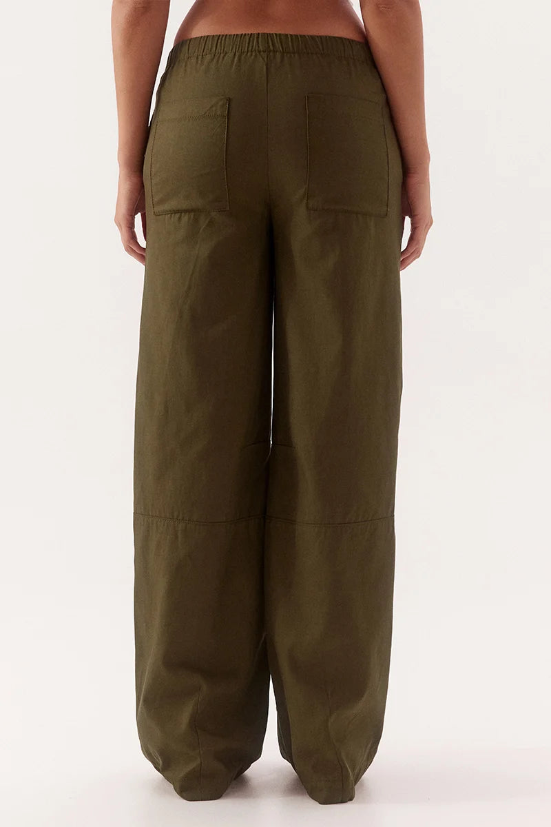 Elysian Collective Sovere Studio Remy Pant Deep Khaki