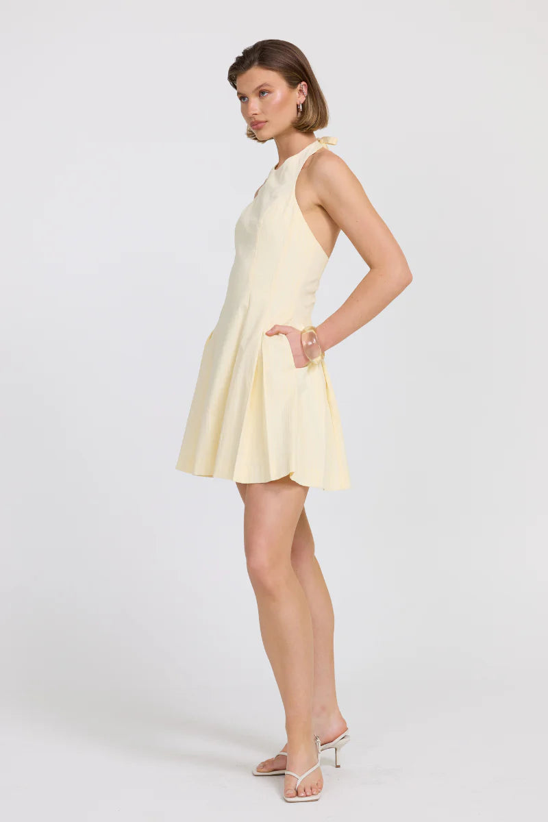 Elysian Collective Sovere Studio Reprice Mini Dress Pannacotta