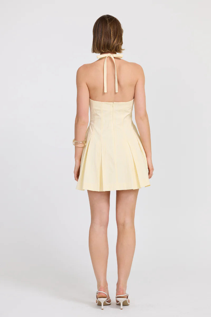 Elysian Collective Sovere Studio Reprice Mini Dress Pannacotta