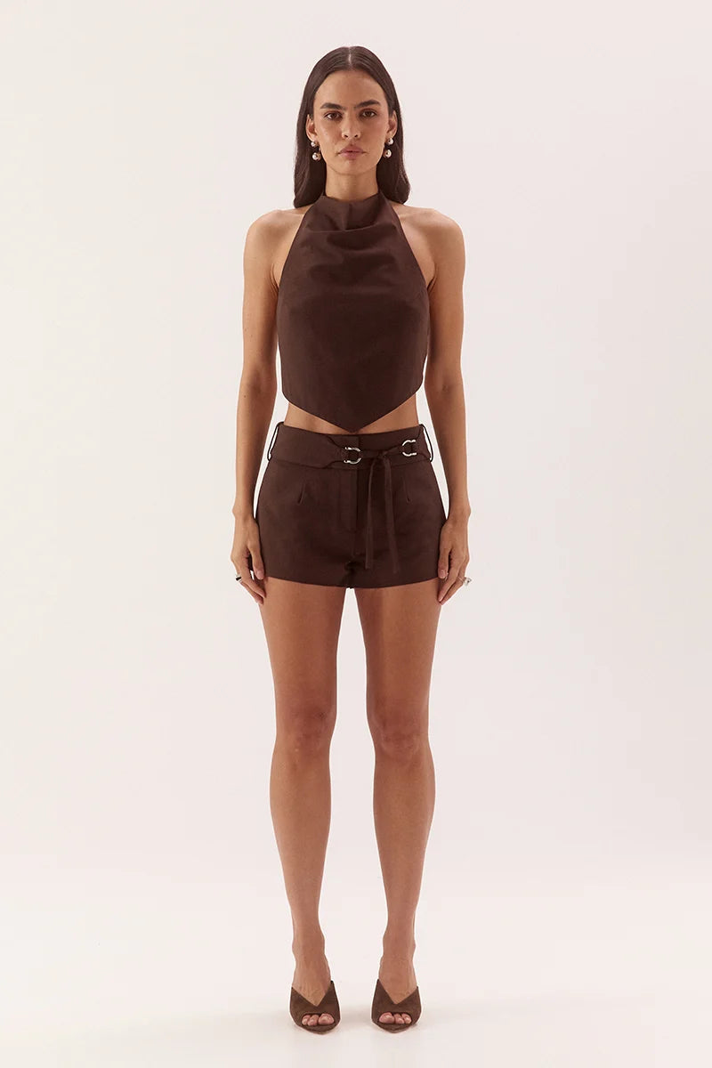 Elysian Collective Sovere Studio Sadie Short Dark Chocolate
