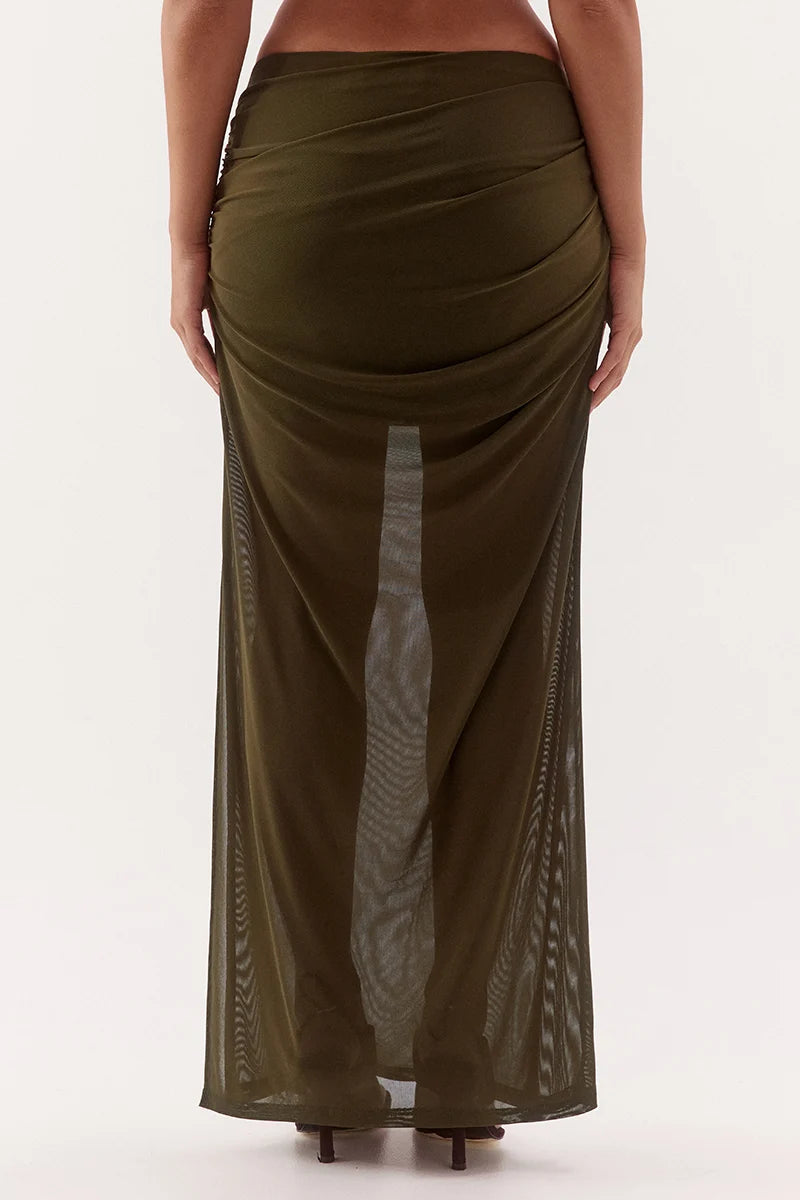 Elysian Collective Sovere Studio Selen Skirt Olive